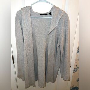 Gray Hooded Sweater